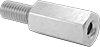 Inch-to-Metric Male-Female Hex Thread Adapters