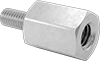 Metric-to-Metric Male-Female Hex Thread Adapters