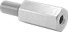 Inch-to-Metric Male-Female Hex Thread Adapters