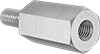Inch-to-Inch Male-Female Hex Thread Adapters