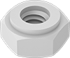 High-Strength Chemical-Resistant PVDF Hex Nuts