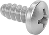 Stainless Steel Phillips Rounded Head Blunt Screws for Sheet Metal