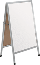Image of Product. Front orientation. Whiteboards. A-Frame Whiteboards.