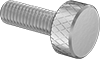Metric Stainless Steel Low-Profile Knurled-Head Thumb Screws