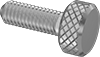 Metric Stainless Steel Low-Profile Knurled-Head Thumb Screws