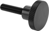 Steel Raised-Profile Knurled-Head Thumb Screws