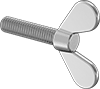 Steel and Iron Wing-Head Thumb Screws