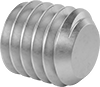 Stainless Steel Flat-Tip Set Screws