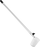 Image of Product. Telescoping Handle with Fixed Bowl. Front orientation. Dippers. Long-Reach Dippers, Telescoping Handle, Polypropylene—Fixed Bowl.
