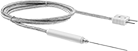 Image of Product. Needle-Tip Probe. Front orientation. Thermocouples. Thermocouple Probes with Armored Cable for Solids , Probes with Cable, Flat-Pin Mini Thermocouple Connector, Needle Tip.