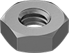 Brass Extra-Wide Thin Hex Nuts