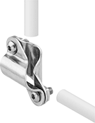 Image of ProductInUse. Front orientation. Conveyor Guide Cross Blocks. Style A.