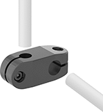 Image of ProductInUse. Front orientation. Conveyor Guide Cross Blocks. Style J.