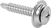 Drilling Screws for Joining Fabric to Metal