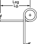 Image of Specification. 270° Deflection Angle. Front orientation. Contains Annotated. 270° Deflection.