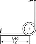 Image of Specification. 90° Deflection Angle. Front orientation. Contains Annotated. 90° Deflection.