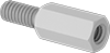 Male-Female Threaded Hex Plastic Standoffs