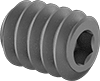 Steel Oval-Tip Set Screws
