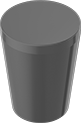 Image of Product. Front orientation. Protective Plugs. Tapered Plugs, High-Temperature Silicone Rubber, 0 Holes.