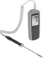 Image of Product. Front orientation. Contains MultipleImages. Thermometers. High-Temperature Handheld Thermometers with Calibration Certificate.