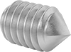 Stainless Steel Cone-Tip Set Screws