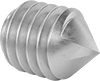Stainless Steel Cone-Tip Set Screws