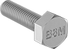 Super-Corrosion-Resistant 316 Stainless Steel Heavy Hex Head Screws for High-Pressure Applications