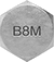 Image of Specification. Front orientation. ASTM Grade B8M.