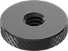 Low-Profile Knurled-Head Thumb Nuts