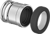 Narrow-Profile Mechanical Pump Shaft Seals with Extended Spring