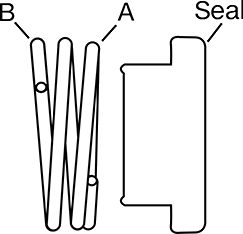 Image of Attribute. Conical Spring. Front orientation. Contains Annotated. Mechanical Pump Shaft Seal with Extended Spring, Viton® Gasket, for 1.5" Shaft Diameter, 11558 Number .