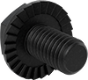 Steel Serrated-Flange Hex Head Screws