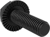 Steel Serrated-Flange Hex Head Screws