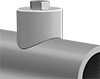 Image of ProductInUse. Front orientation. Spacers. Unthreaded Spacers for Tubes.