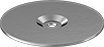 Image of Product. Front orientation. Washers. Dished Washers.
