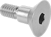 Stainless Steel Flat Head Hex-Drive Shoulder Screws