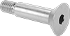 Stainless Steel Flat Head Hex-Drive Shoulder Screws