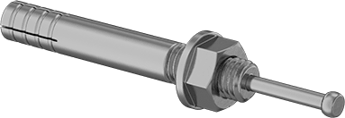 Image of Product. Front orientation. Vibration-Resistant Drive Anchors for Block and Brick, 1/2" Diameter, 3-1/2" Long.