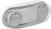 Image of Product. Front orientation. Emergency Backup Lights. Outdoor Emergency Backup Lights, Style C.