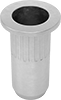 Thick-Wall Twist-Resistant Rivet Nuts For Soft Materials