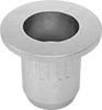 Thick-Wall Twist-Resistant Rivet Nuts For Soft Materials