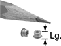 Image of Attribute. Front orientation. Contains Annotated. Standoffs. Miniature Splined Press-Fit Threaded Standoffs.