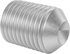 Brass Cup-Tip Set Screws