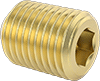 Brass Cup-Tip Set Screws