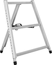 Image of Product. Front orientation. Plank Stands. Uneven Surface Plank Stands.