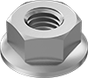 Metric 18-8 Stainless Steel Flange Nuts