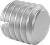 Slotted Brass Flat-Tip Set Screws