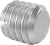 Slotted Brass Flat-Tip Set Screws