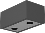 Image of Product. Front orientation. Bumpers. Reinforced Unthreaded-Hole Bumpers, Style 6.