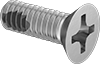 Phillips Thread-Locking Flat Head Screws